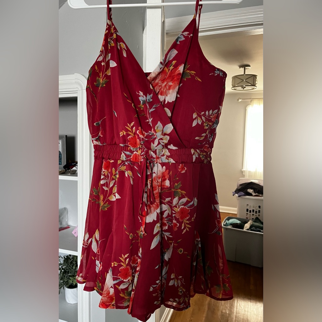 Floral Pink Romper